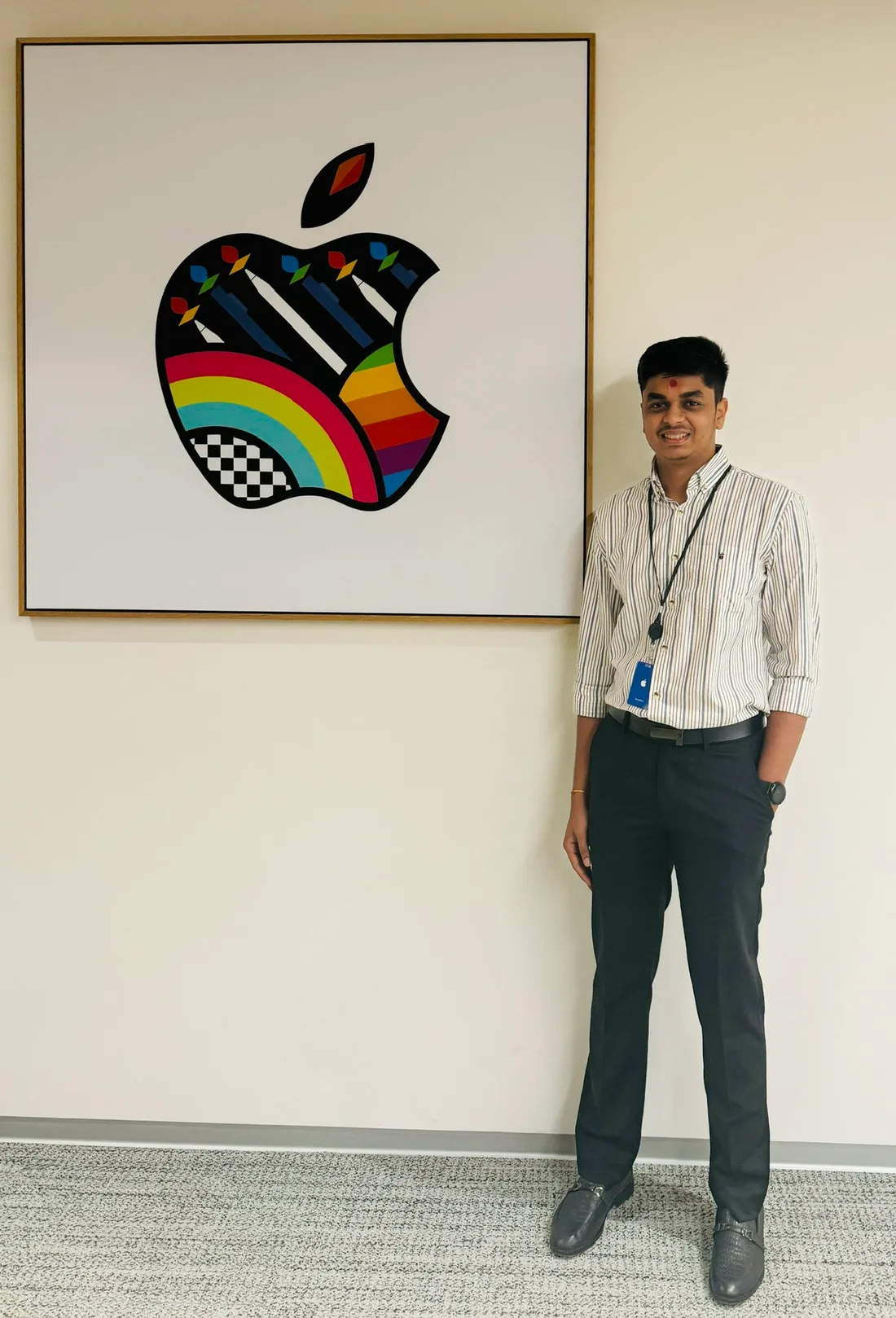 Jay Butani at the Apple Developer Center, Bengaluru